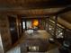 Spacious home office with wood-paneled walls, built-in bookshelves, and plenty of natural light at 5834 Heardsville Rd, Cumming, GA 30028