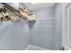 Storage closet with shelving and hanging space, perfect for organizing and maximizing storage at 611 Vinings Estates Se Dr, Smyrna, GA 30126