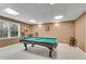 Game room featuring a pool table and seating area at 611 Vinings Estates Se Dr, Smyrna, GA 30126