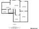 Floorplan of first floor featuring kitchen, living room, game room, bedroom and storage spaces at 611 Vinings Estates Se Dr, Smyrna, GA 30126