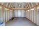 Interior view of a shed with wooden framing and a concrete floor at 1840 Linwood Ave, Atlanta, GA 30344