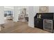 Open concept living room featuring a wet bar and view of the formal living room at 52 25Th Nw St, Atlanta, GA 30309