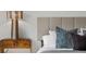 Stylish nightstand with lamp and comfortable pillows on a luxurious, upholstered headboard at 52 25Th Nw St, Atlanta, GA 30309