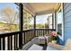 Charming balcony with seating and neighborhood view at 2225 Nena Way, Tucker, GA 30084