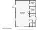 Lower level floorplan including a bonus room, bathroom, laundry, and garage access at 7170 Highbrook E Cir, Cumming, GA 30041