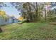 View of the backyard showing the expanse of lawn and fencing at 1753 Beechwood Sw Blvd, Atlanta, GA 30311
