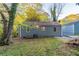 View of the backyard with a well-maintained lawn and trees at 1753 Beechwood Sw Blvd, Atlanta, GA 30311