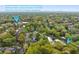 Breathtaking aerial view of Oakhurst Village, highlighting lush greenery and charming neighborhood streets at 728 Oakview Rd, Decatur, GA 30030