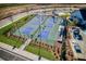 Community tennis courts and lounge area at 6470 Pond View Dr, Cumming, GA 30028