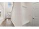 Bright entryway featuring high ceilings, coat rack, and a clear view to the front door at 13917 Homer Lane, Covington, GA 30014