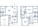 Detailed floorplan showcasing the layout of the residence, with multiple bedrooms, bathrooms, and living spaces at 13917 Homer Lane, Covington, GA 30014