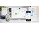 Smart home technology provides convenience and security, featuring a smart lock, smart thermostat, and smart hub at 13917 Homer Lane, Covington, GA 30014