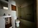 Bathroom featuring a vanity, toilet, and a bathtub at 2369 Christian Cir, Covington, GA 30016