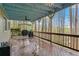 Spacious outdoor deck with grill and seating overlooking wooded area at 3696 Suwanee Creek Ct, Suwanee, GA 30024