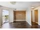 Stylish living room with hardwood floors, modern decor, and access to a balcony at 795 Hammond Dr # 1707, Atlanta, GA 30328