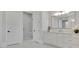 Elegant bathroom featuring white cabinets, a glass shower, and a modern vanity at 103 Candler Loop, Acworth, GA 30101