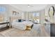 Spacious main bedroom with sitting area, large windows, and plush carpeting at 103 Candler Loop, Acworth, GA 30101
