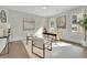 Bright home office with hardwood floors, neutral walls, white trim, stylish decor, and large windows at 103 Candler Loop, Acworth, GA 30101
