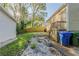 Backyard with a patio, green space, and partial view of the rear of the house at 2070 Perkerson Sw Rd, Atlanta, GA 30310