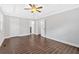 Expansive bedroom with decorative ceiling, natural light, and tile floors at 3640 Silver Leaf Sw Ln, Marietta, GA 30008