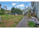 Large backyard featuring a lawn, partial fence, and potential for outdoor activities at 524 Lambeth Dr, Hiram, GA 30141