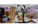 Basement, complete with boxes and an elliptical machine at 524 Lambeth Dr, Hiram, GA 30141