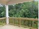 Private porch overlooking the lush greenery of the surrounding forest at 363 Riverwood Pass, Dallas, GA 30157