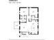 Detailed floorplan featuring two bedrooms, two bathrooms, and a balcony at 88 Peachtree Memorial Nw Dr # 88, Atlanta, GA 30309