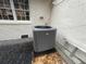 Exterior shot of the home's HVAC unit by a window surrounded by gravel at 920 James Nw Ct, Marietta, GA 30060