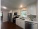 Newly renovated kitchen with stainless steel appliances and granite countertops at 920 James Nw Ct, Marietta, GA 30060