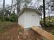 Exterior view of the home's storage shed with an easy access ramp, providing extra storage at 920 James Nw Ct, Marietta, GA 30060
