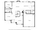Main floor plan featuring living spaces, kitchen, breakfast nook, dining area, and attached garage at 1210 Spring Branch Ct, Lawrenceville, GA 30045