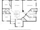 Detailed floor plan showing upper level with primary bedroom suite, bedrooms, and open to below area at 1210 Spring Branch Ct, Lawrenceville, GA 30045
