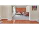 Cozy living room showcases carpeted floors and soft, neutral paint at 1210 Spring Branch Ct, Lawrenceville, GA 30045