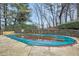 Community pool with closed cover and foliage surrounds at 1683 Briarcliff Rd # 6, Atlanta, GA 30306