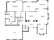 Detailed floor plan showcasing the layout of the home, including room dimensions and names at 2675 Misty Morning Ln, Roswell, GA 30076