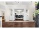 Elegant foyer featuring dark wood floors and views into the dining room at 2675 Misty Morning Ln, Roswell, GA 30076