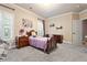 Bedroom featuring carpeted floors, neutral walls, and a window with blinds at 931 Fairfield Dr, Marietta, GA 30068