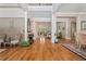 Grand foyer with hardwood floors, elegant columns, and ornate decor at 931 Fairfield Dr, Marietta, GA 30068