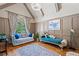Cozy living room with hardwood floors, vaulted ceilings, and stylish furnishings at 931 Fairfield Dr, Marietta, GA 30068