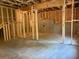 Unfinished basement with stud framing at 30 Riverrock Trl, Dallas, GA 30157