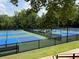 Multiple community tennis courts, perfect for sports enthusiasts and maintaining an active lifestyle in a well-maintained setting at 30 Riverrock Trl, Dallas, GA 30157