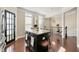 Kitchen area featuring a central island, hardwood floors, stainless steel appliances, and natural lighting at 4852 Merriman Se Walk # 23, Atlanta, GA 30339