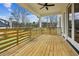 Covered deck featuring wood flooring and railings that overlook the lawn at 1967 Nash Se Ave, Atlanta, GA 30316