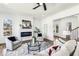 Cozy living room featuring a fireplace, hardwood floors, and modern furniture at 1967 Nash Se Ave, Atlanta, GA 30316