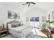 Spacious main bedroom with vaulted ceilings, slider, and a calming color palette at 1967 Nash Se Ave, Atlanta, GA 30316