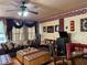 Cozy living room featuring hardwood floors, nice decor, and lots of seating at 6079 Zachary Ct, Norcross, GA 30093