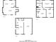 Detailed floor plan showcasing the layout of all three floors, including room dimensions and total square footage at 2619 Del Ridge Dr, Douglasville, GA 30135
