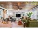Comfortable living room with exposed wooden ceiling, stylish decor, and cozy seating at 323 Fayetteville Rd, Decatur, GA 30030