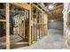 Unfinished basement showcasing wood framing, concrete floor, and visible ductwork ready for customization at 3669 High Green Dr, Marietta, GA 30068